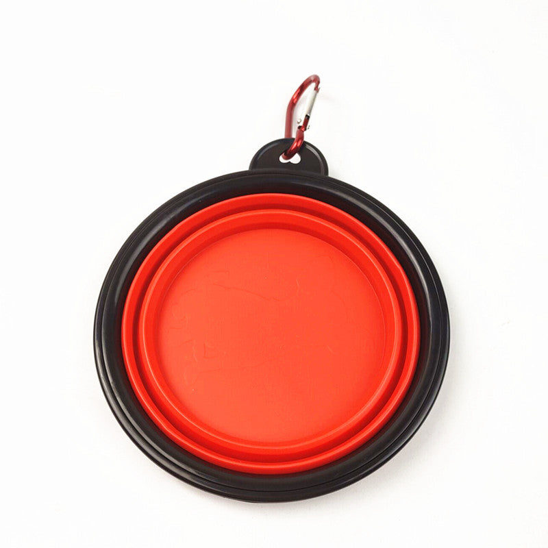 Portable Silicone Pet Food Bowl