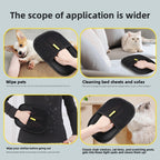 Double-Sided Pet Hair Removal & Grooming Glove Brush