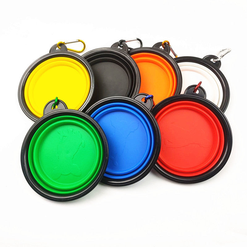 Portable Silicone Pet Food Bowl