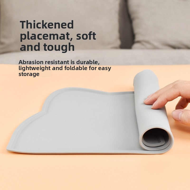 Non‑Slip Waterproof Silicone Pet Feeding Mat for Dogs & Cats