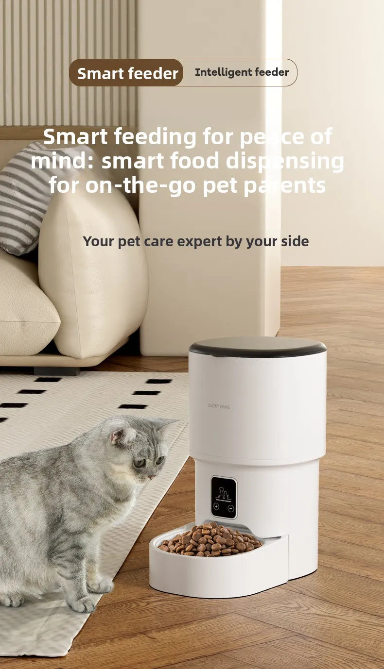 Smart Pet Feeder with Timer and Voice Control