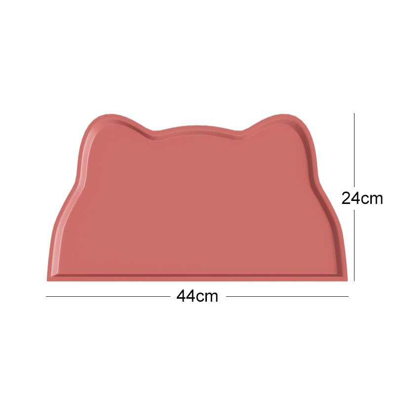Non‑Slip Waterproof Silicone Pet Feeding Mat for Dogs & Cats