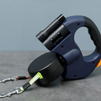 Dual Retractable Pet Leash for Walking Two Dogs