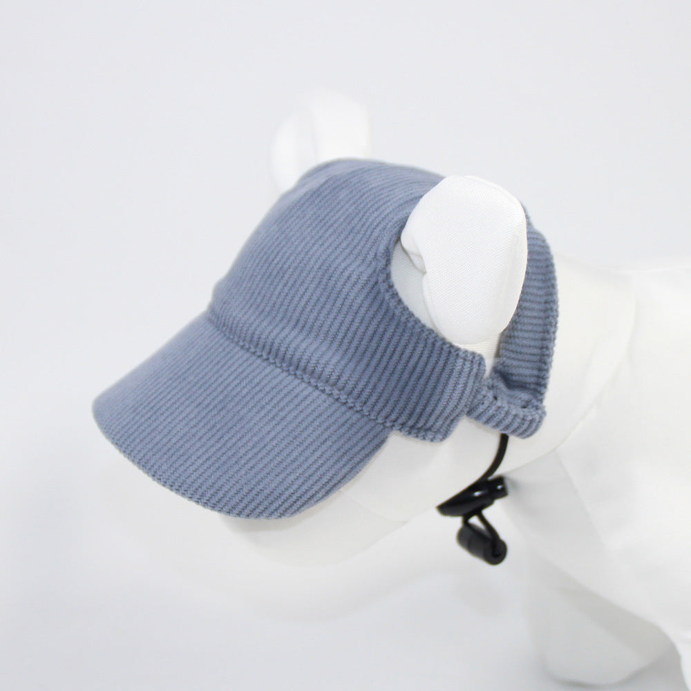 Corduroy Pet Sun Hat for Dogs & Cats