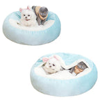 Cozy 2-in-1 Plush Pet Bed with Built-In Blanket
