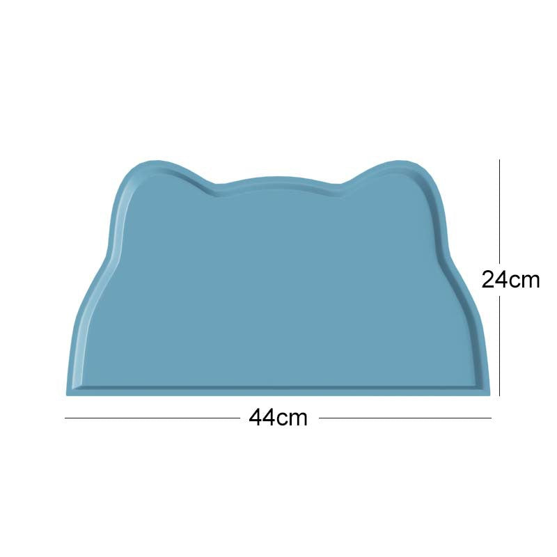 Non‑Slip Waterproof Silicone Pet Feeding Mat for Dogs & Cats