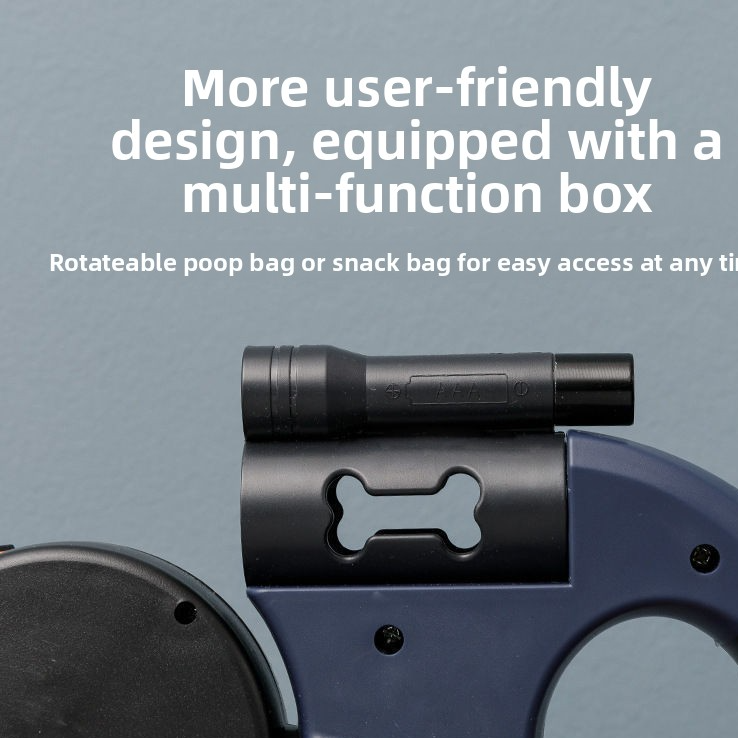 Dual Retractable Pet Leash for Walking Two Dogs