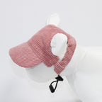 Corduroy Pet Sun Hat for Dogs & Cats