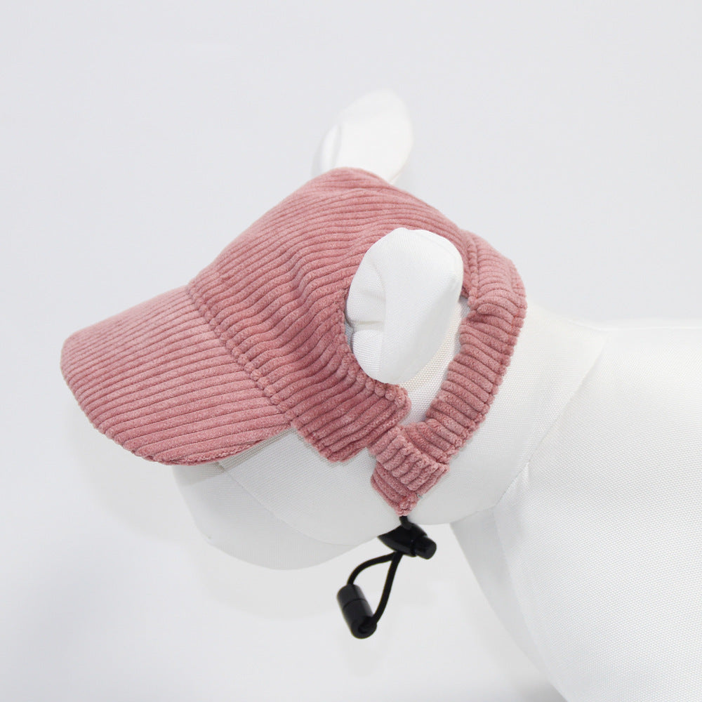 Corduroy Pet Sun Hat for Dogs & Cats