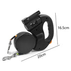 Dual Retractable Pet Leash for Walking Two Dogs